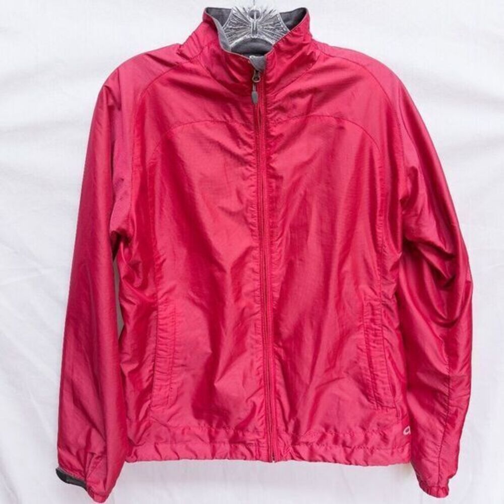 Outdoor Research Lined Full Zip Windbreaker Jacket Womens Medium Pink‎ Nylon